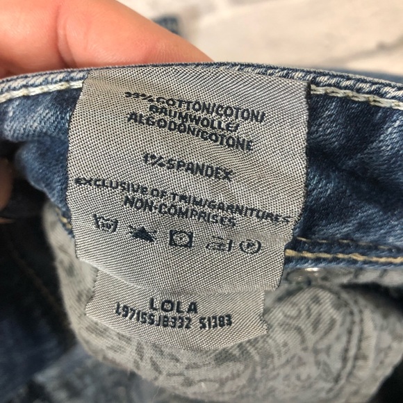 Silver Jeans Lola Bootcut Lightly distressed Stretch size 29 - Picture 11 of 15